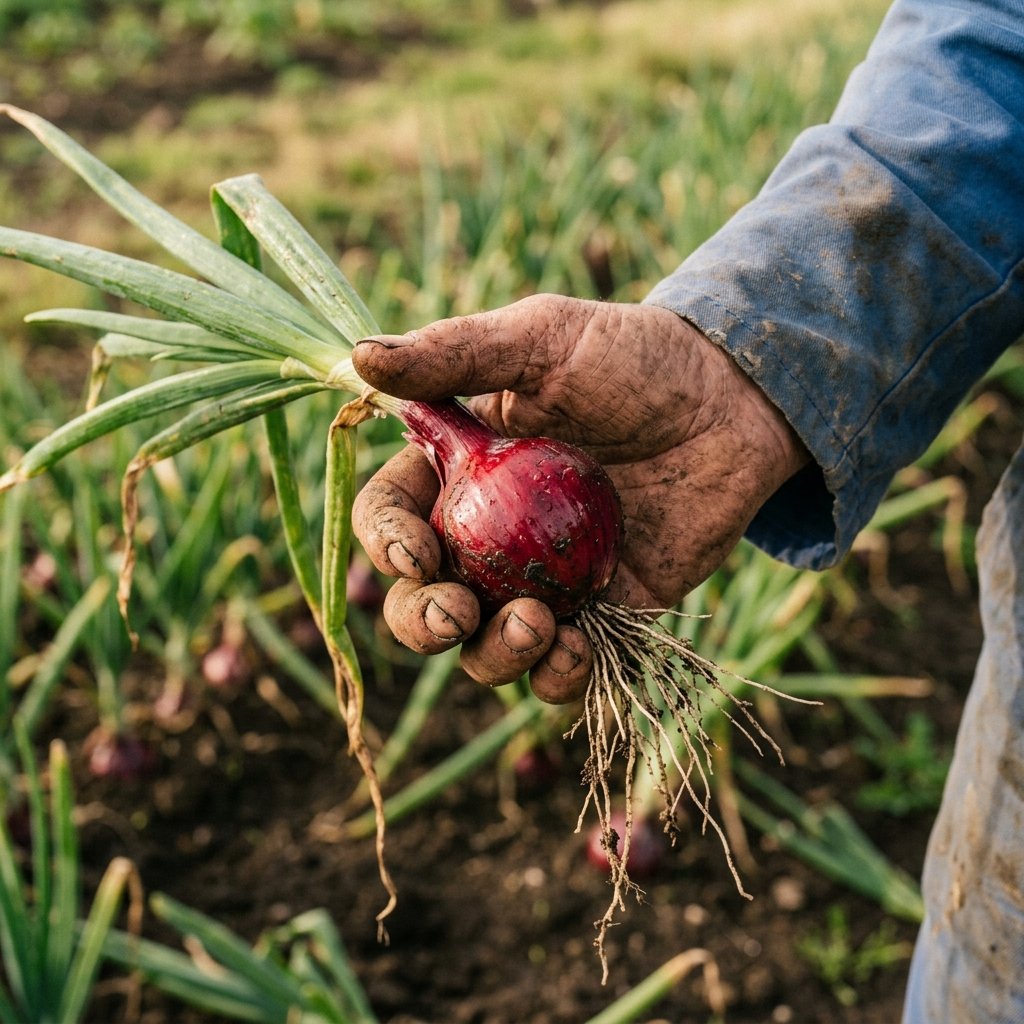 Hand Holding Onion Icon
